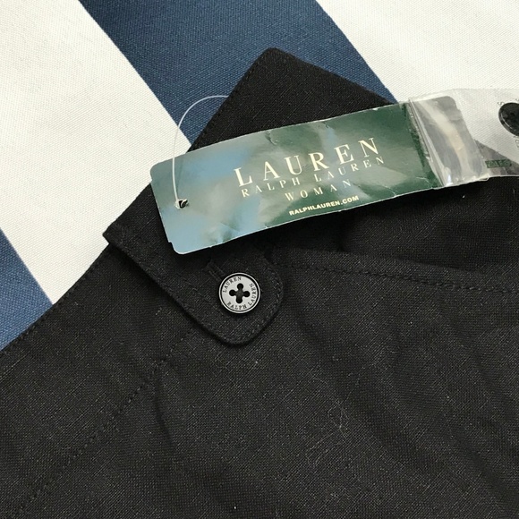 Lauren Ralph Lauren Cargo Shorts Black Plus Size - Picture 3 of 8